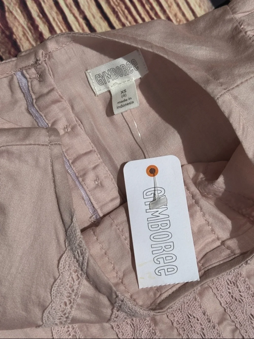 Gymboree Dusty Pink Ruffle Hem Sleeveless Top